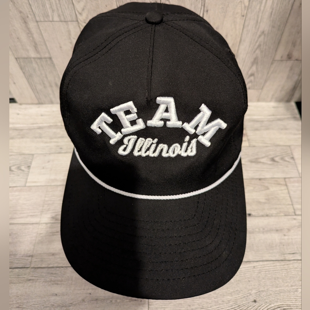 Imperial 1916 Black Team Illinois Cap